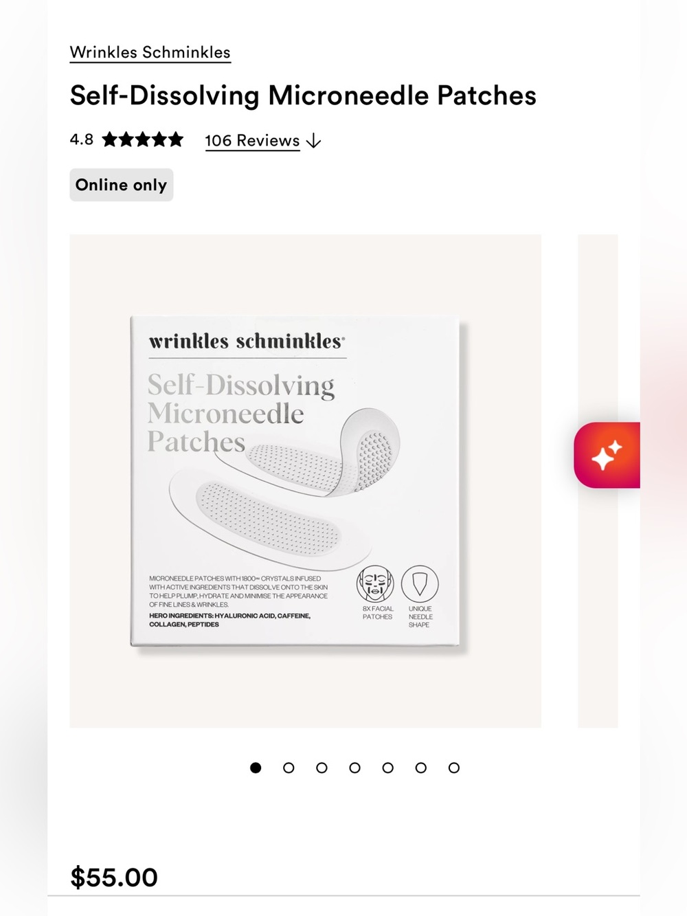 Self-Dissolving Microneedle Patches — White